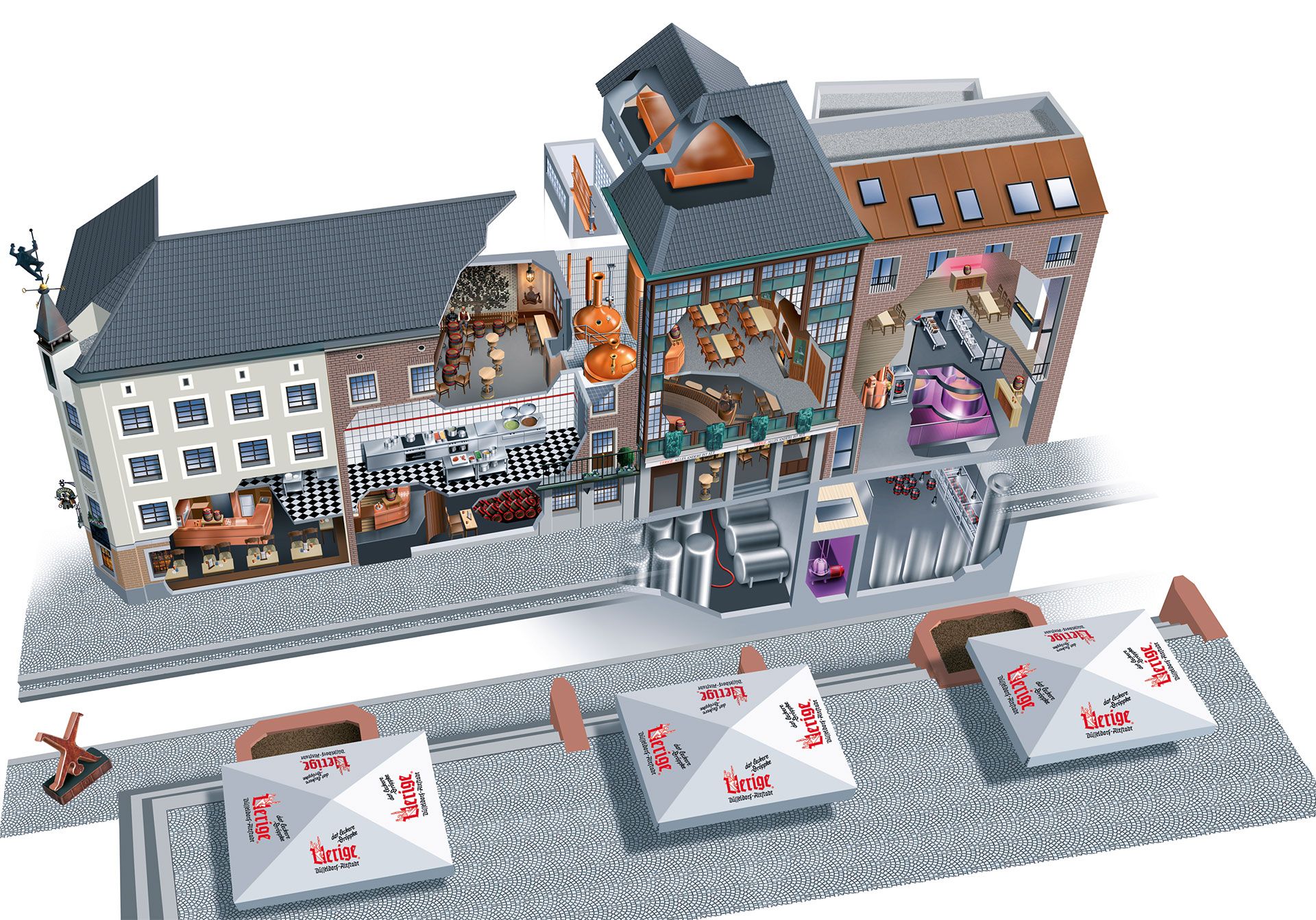 Unsere Räumlichkeiten im Brauhaus